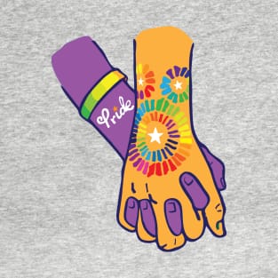 Pride Love Hands Holding T-Shirt